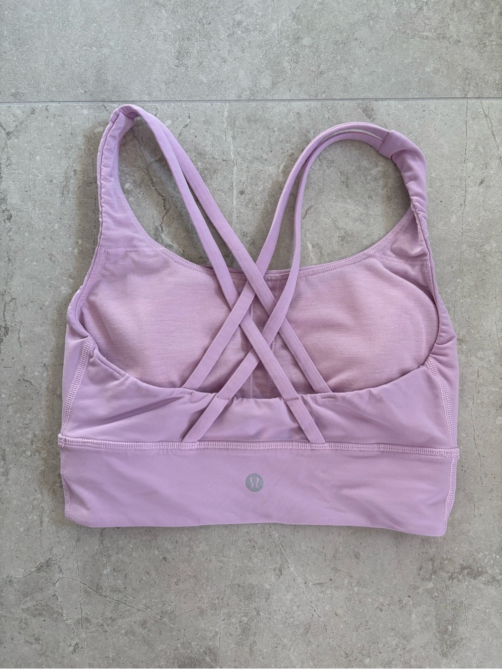 Lululemon Light Purple Strappy Sports Bra